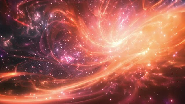 A celestial dance as neutrinos gracefully dance their way through the universe.
