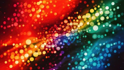 Colorful Light Explosion Background: A vibrant burst of glittering lights in a spectrum of colors, perfect for dynamic designs.