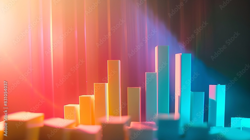 Aufkleber growth and development chart of company in new year 2023 planningopportunity challenge and business 