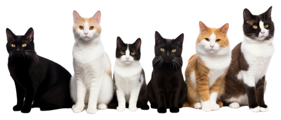 PNG 10 cats sit on floor animal mammal kitten.