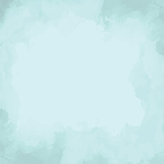 Fototapeta premium Blue watercolor background. Gradient background.