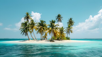 tropical island white