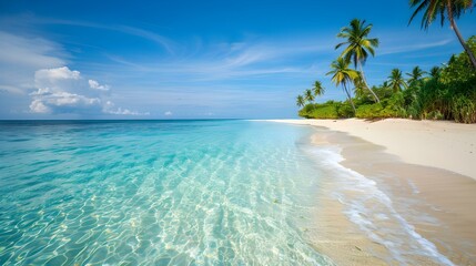 bay white sand and clear image