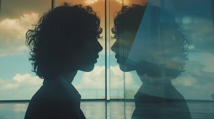 Achieving global business success through double exposure visuals and wide-angle banners