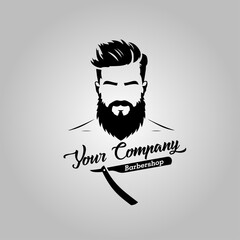 Barbershop Logo EPS Vector Design