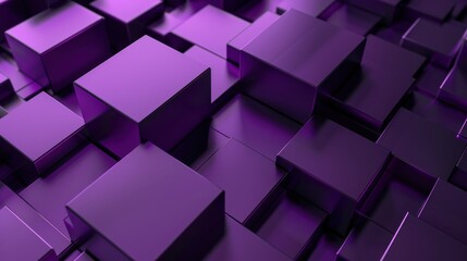 Modern dark purple square geometric abstract background design.