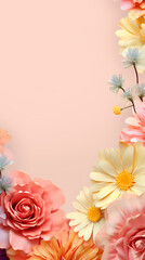Obraz premium Beautiful floral background