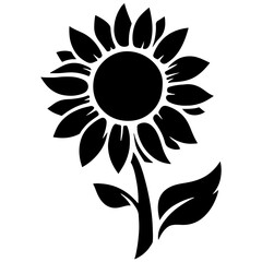 Sunflower Vector Illustration Perfect for Summer Designs and Floral Themes