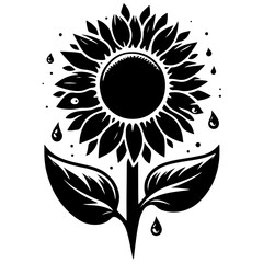Sunflower Vector Illustration Perfect for Summer Designs and Floral Themes