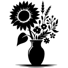 Sunflower Vector Illustration Perfect for Summer Designs and Floral Themes
