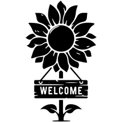 Fototapeta premium Sunflower Vector Illustration Perfect for Summer Designs and Floral Themes