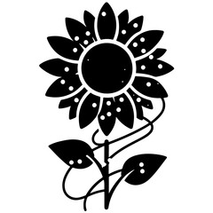 Sunflower Vector Illustration Perfect for Summer Designs and Floral Themes