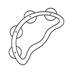 tambourine icon traditional musical instruments