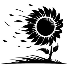 Sunflower Vector Illustration Perfect for Summer Designs and Floral Themes