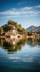 Beautiful building on the Lake