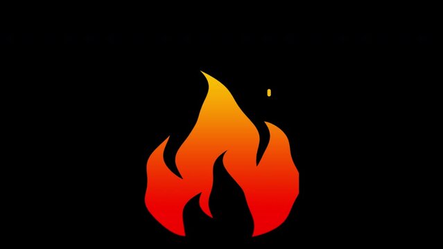 animated footage flame fire element, animated footage flame fire template