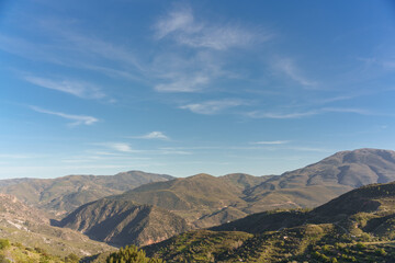 landscape with sky and clouds