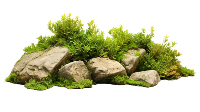 Gardening shrub plant isolated background png file.
