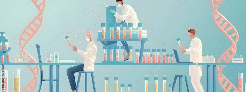 Poster innovative gene editing utilizing crispr technology in laboratory setting