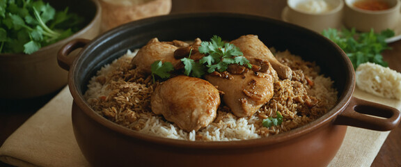 chicken rice in claypot