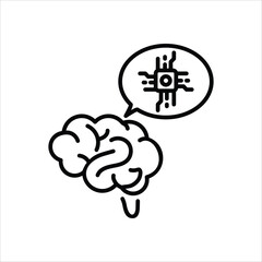 Mind Control vector icon