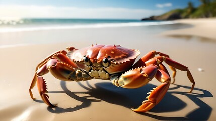 Crab on the seashore