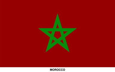 Flag of MOROCCO, MOROCCO national flag