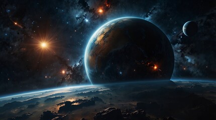 Obraz premium planet in space