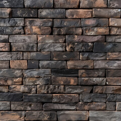 Naklejka premium brick wall in the style of aerial view, traditional craftsmanship