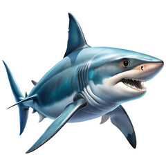 Obraz premium shark on transparent background