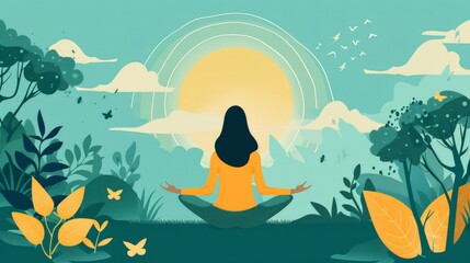 Create an infographic on the benefits of mindfulness and meditation for adults. Include tips on how to incorporate these practices into daily routines.