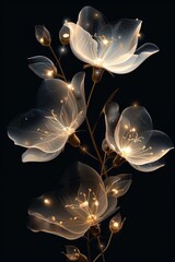 Illuminated Floral Arrangement