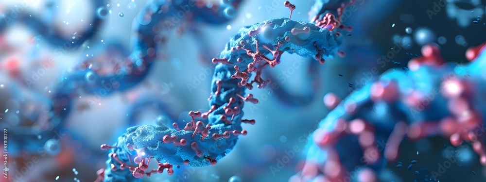 Poster proteomics visualizing the complex structure and function of proteins in biological research and