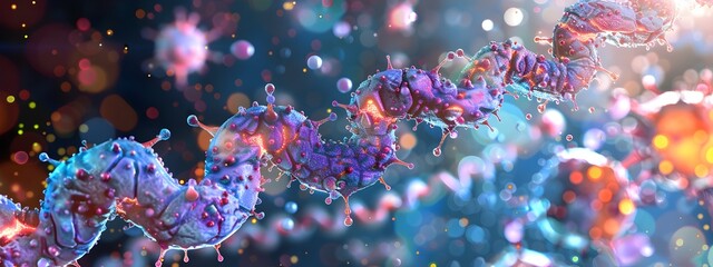 Captivating Visualization of Cell Signaling Pathways in Dynamic Digital