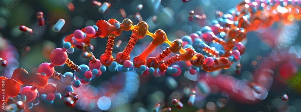 Poster integrating genomic data into clinical practice a d rendering of advanced medical genomics