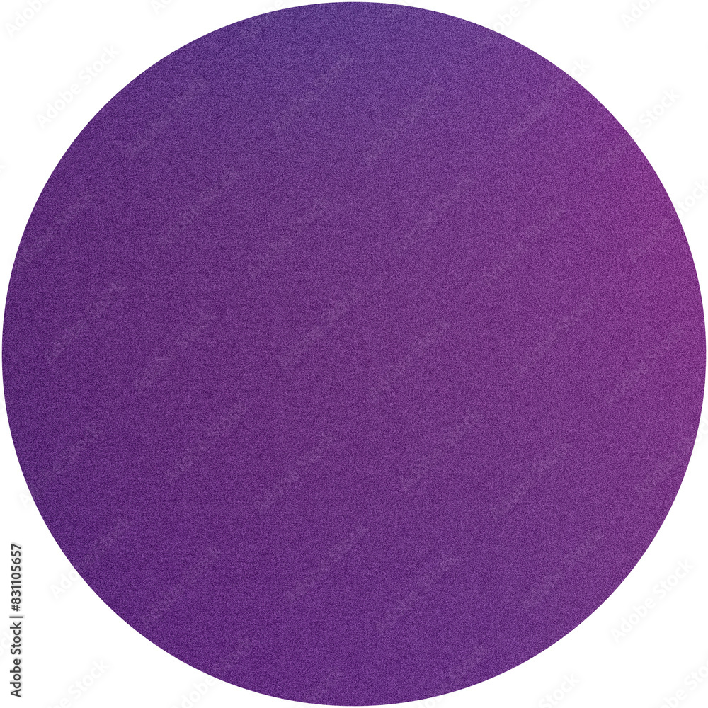 Poster highresolution grainy purple circle with a transparent backdrop for versatile design uses