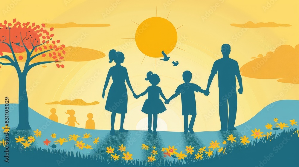 Aufkleber design a visual guide to creating a family mission statement. include steps for defining family valu