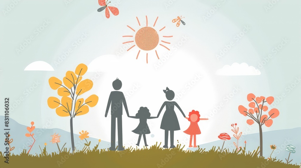 Aufkleber design a visual guide to creating a family mission statement. include steps for defining family valu