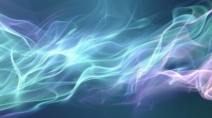 Blue and Pink Abstract Background With Waves