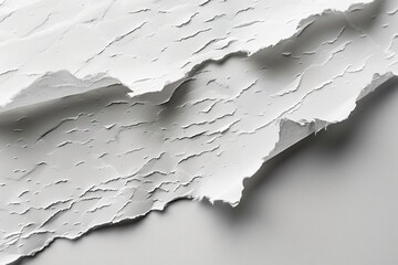 Obraz premium Torn white paper