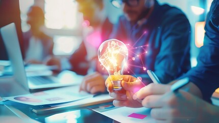 Collage Creative design Business people lifestyle Working on success growing professional motivation Creating and launching new startup Concept of business career brainstorming success : Generative AI