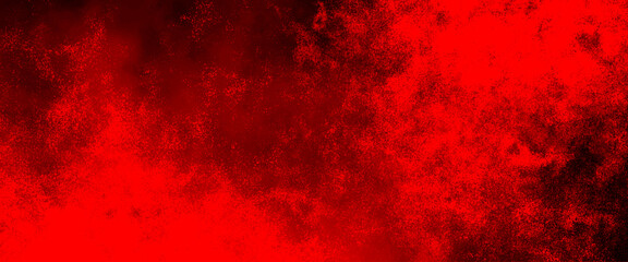 Grunge dark red and black textured painted background with abstract old dirty concrete stone wall, red background with watercolor vintage texture, valentines day color paper or website design.