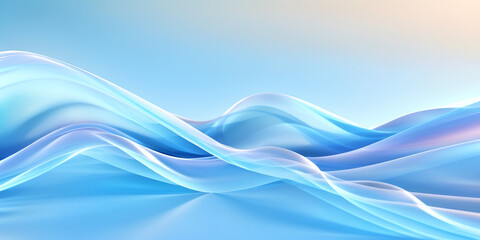 Obraz premium abstract blue waves