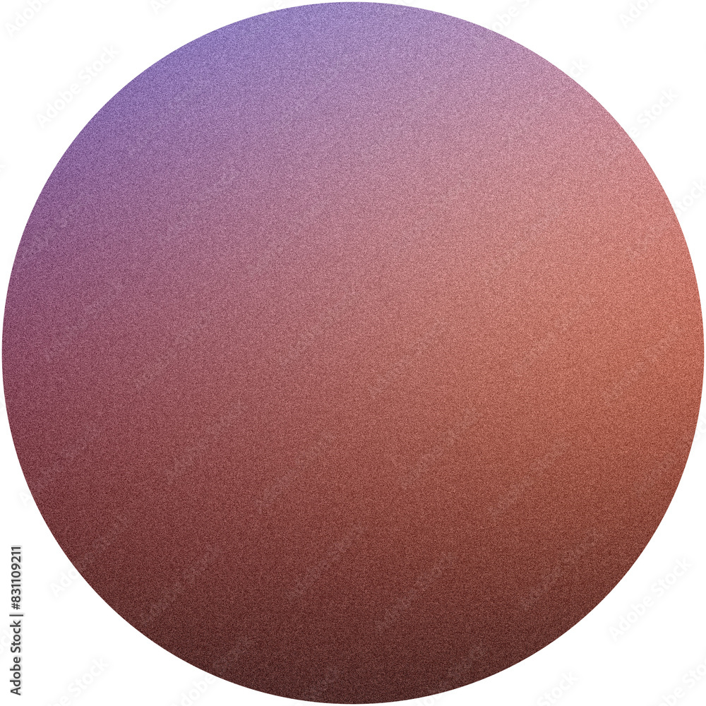 Sticker grainy circular gradient texture, ideal for backgrounds or graphic elements