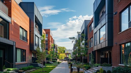 Naklejka premium Discussing the social responsibility of architects in addressing issues like affordable housing and homelessness.