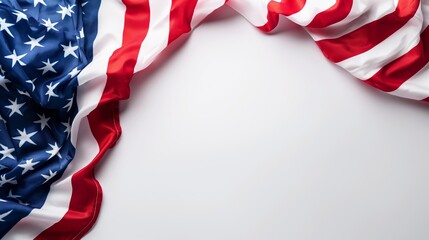 Fototapeta premium american flag on the background