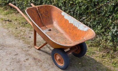 Rusty Wheelbarrow