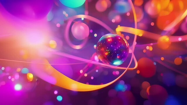 The weak nuclear force in action as depicted by a Z boson facilitating a transformation between a quark and a lepton.
