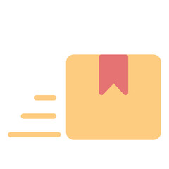 Shipping Icon in Flat Style