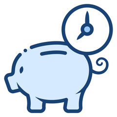 Obraz premium save time icon